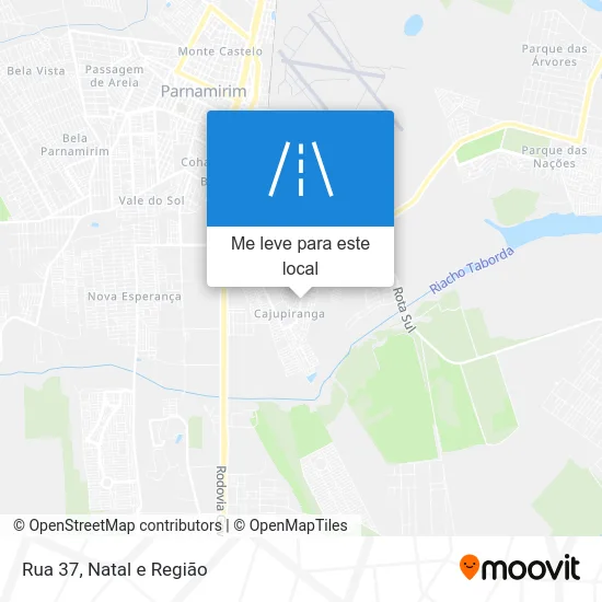Rua 37 mapa