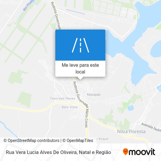 Rua Vera Lucia Alves De Oliveira mapa