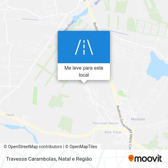 Travessa Carambolas mapa