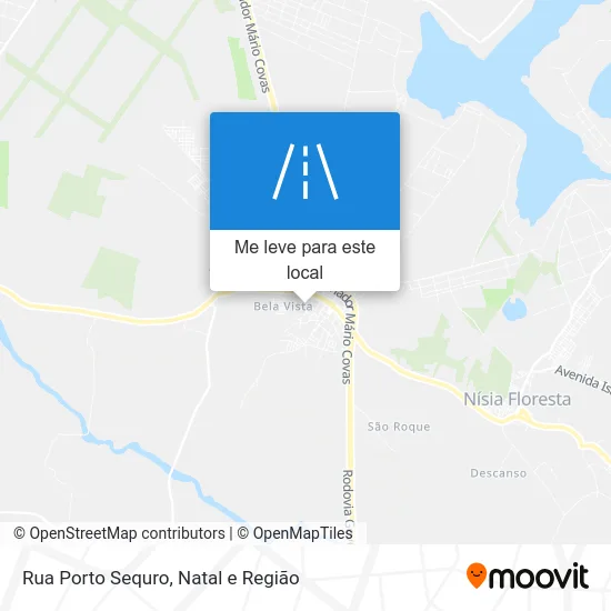 Rua Porto Sequro mapa