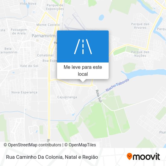 Rua Caminho Da Colonia mapa
