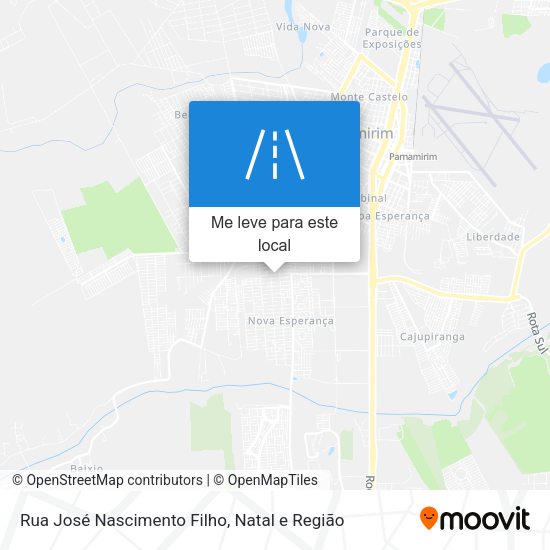 Rua José Nascimento Filho mapa