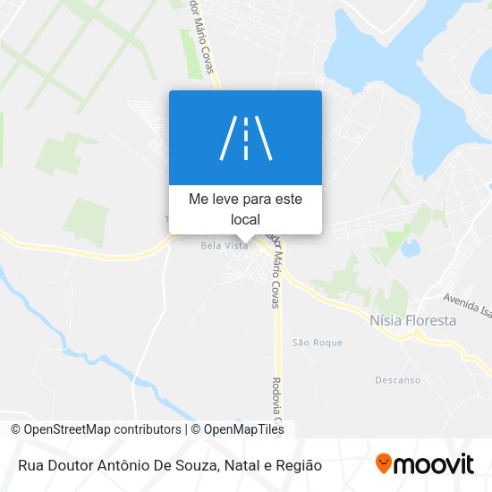 Rua Doutor Antônio De Souza mapa
