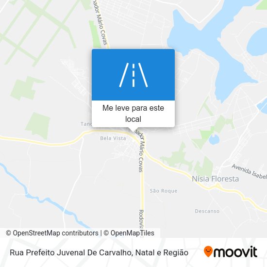 Rua Prefeito Juvenal De Carvalho mapa