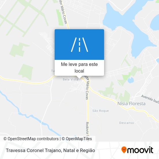 Travessa Coronel Trajano mapa