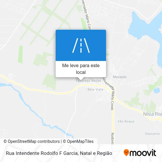 Rua Intendente Rodolfo F Garcia mapa
