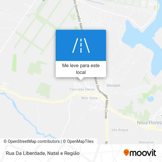 Rua Da Liberdade mapa