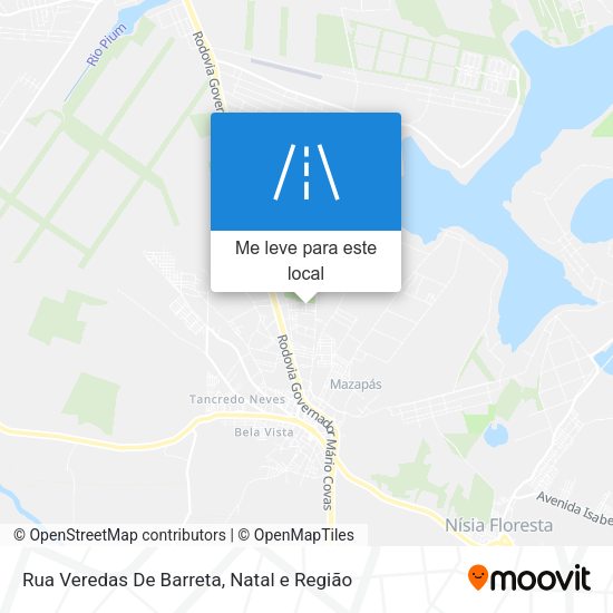 Rua Veredas De Barreta mapa