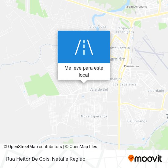 Rua Heitor De Gois mapa