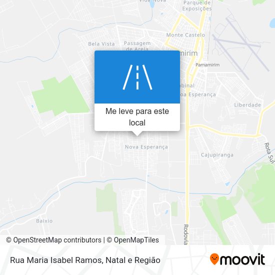 Rua Maria Isabel Ramos mapa