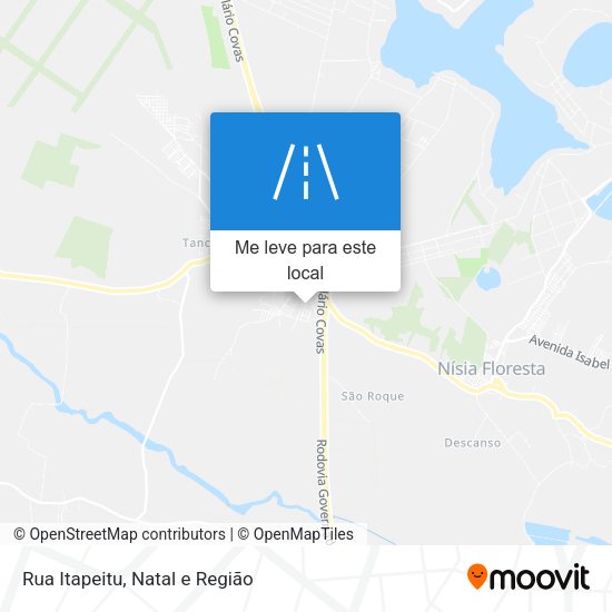 Rua Itapeitu mapa