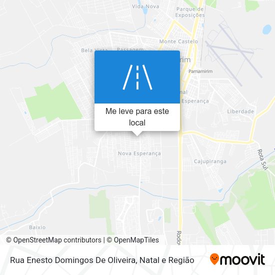 Rua Enesto Domingos De Oliveira mapa