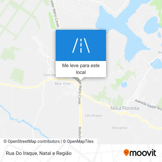 Rua Do Iraque mapa
