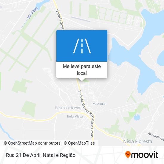 Rua 21 De Abril mapa