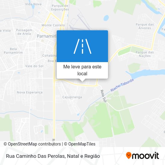 Rua Caminho Das Perolas mapa