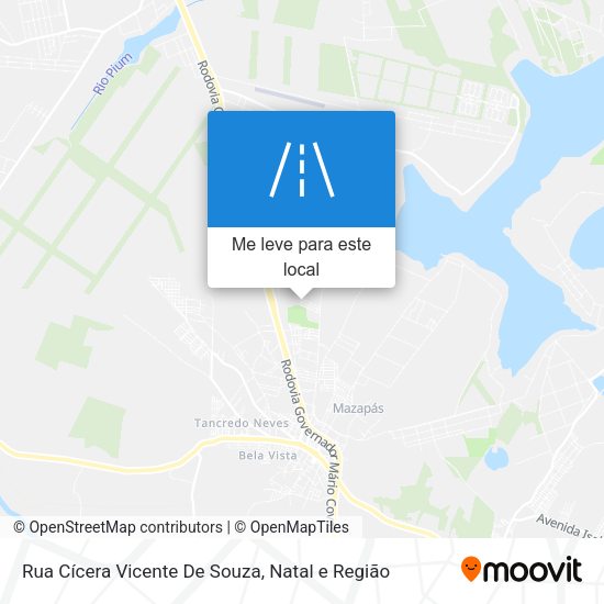 Rua Cícera Vicente De Souza mapa