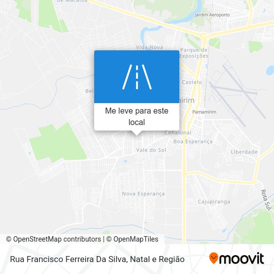 Rua Francisco Ferreira Da Silva mapa