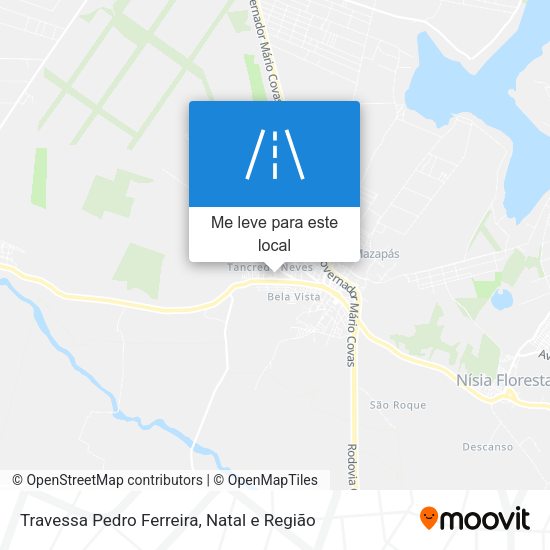 Travessa Pedro Ferreira mapa