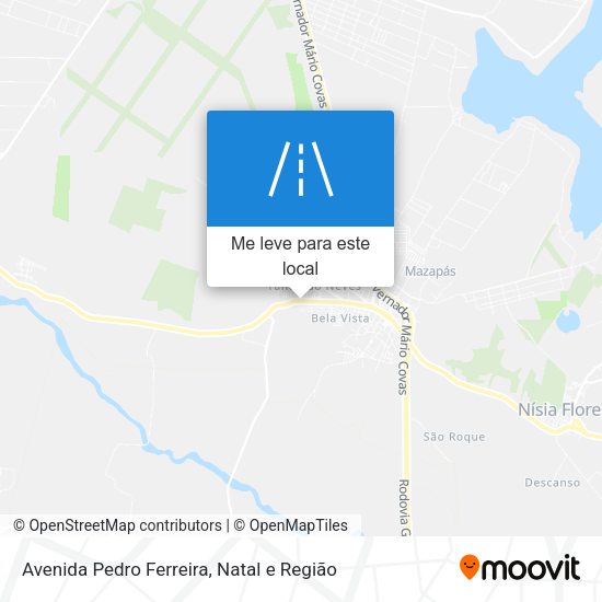 Avenida Pedro Ferreira mapa