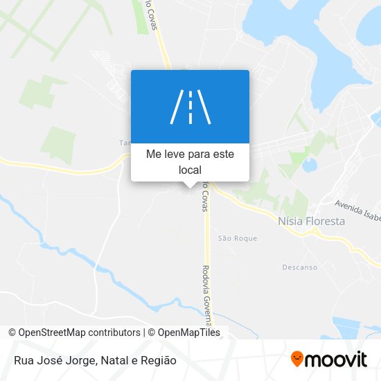 Rua José Jorge mapa