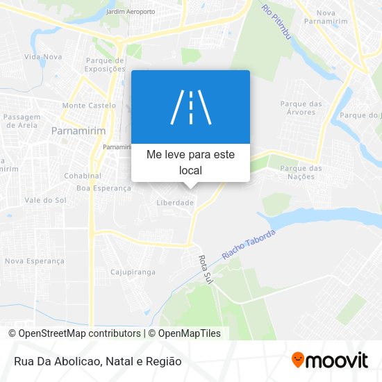 Rua Da Abolicao mapa