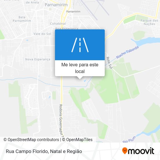 Rua Campo Florido mapa