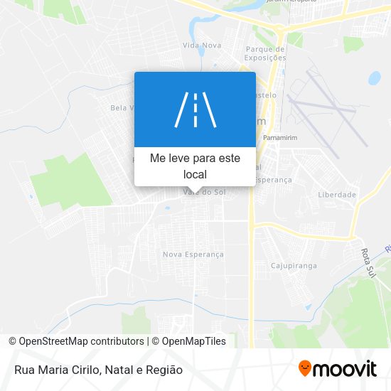 Rua Maria Cirilo mapa