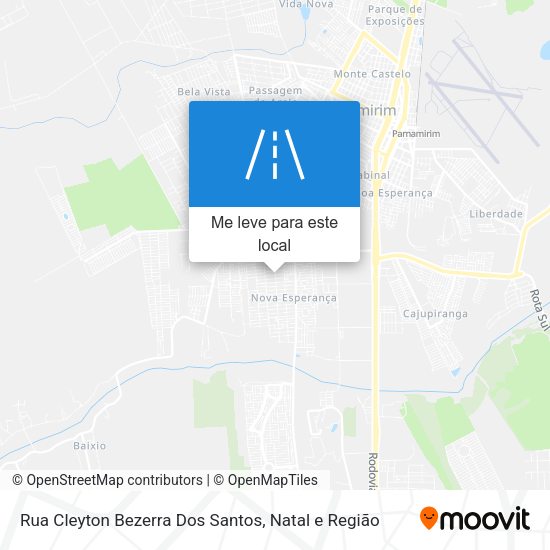 Rua Cleyton Bezerra Dos Santos mapa