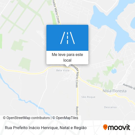 Rua Prefeito Inácio Henrique mapa