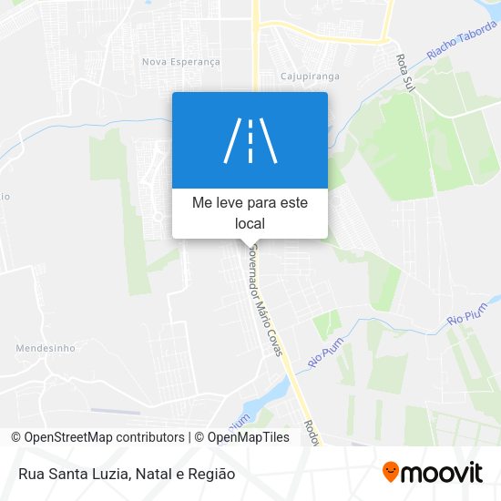 Rua Santa Luzia mapa
