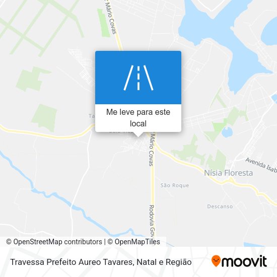 Travessa Prefeito Aureo Tavares mapa