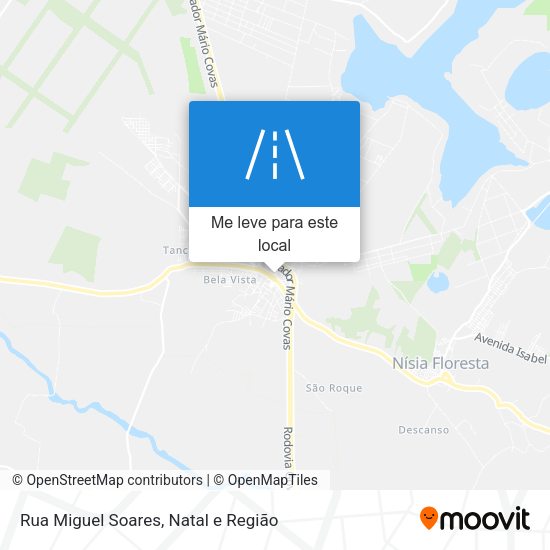 Rua Miguel Soares mapa