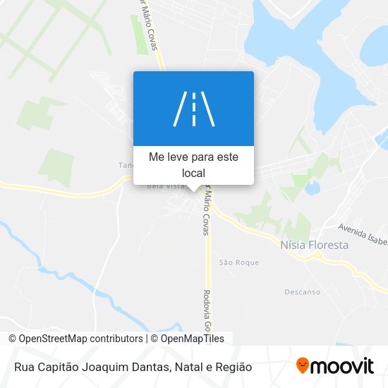 Rua Capitão Joaquim Dantas mapa