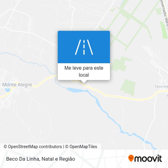 Beco Da Linha mapa