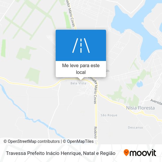 Travessa Prefeito Inácio Henrique mapa