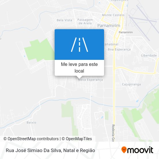 Rua José Simiao Da Silva mapa