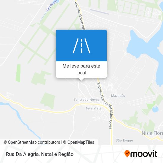 Rua Da Alegria mapa