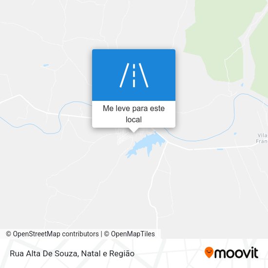 Rua Alta De Souza mapa