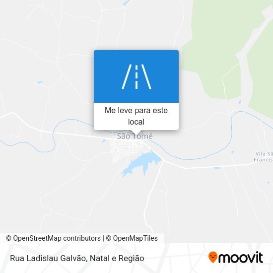 Rua Ladislau Galvão mapa