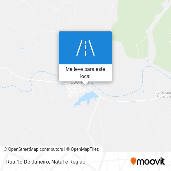 Rua 1o De Janeiro mapa