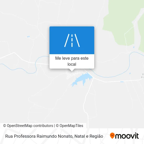 Rua Professora Raimundo Nonato mapa