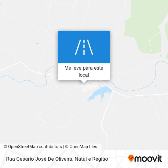 Rua Cesario José De Oliveira mapa