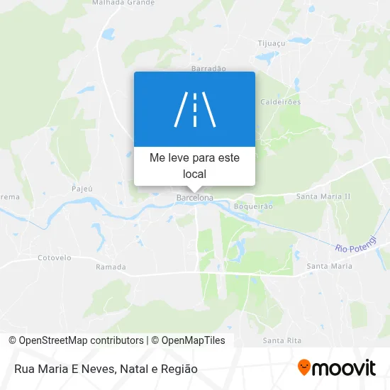 Rua Maria E Neves mapa