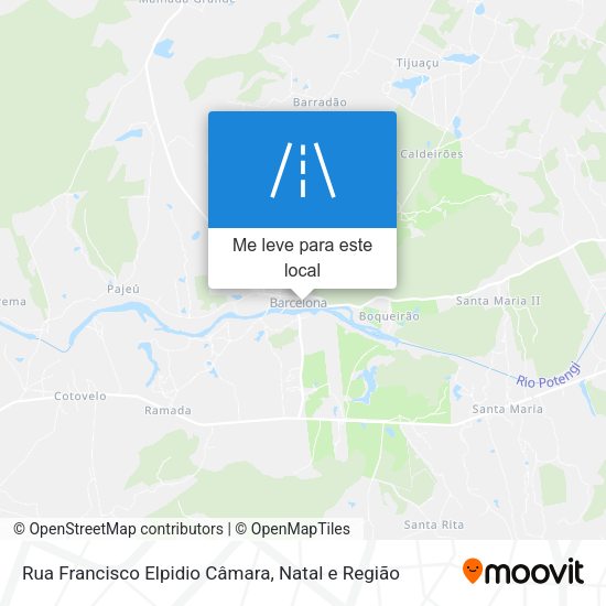 Rua Francisco Elpidio Câmara mapa