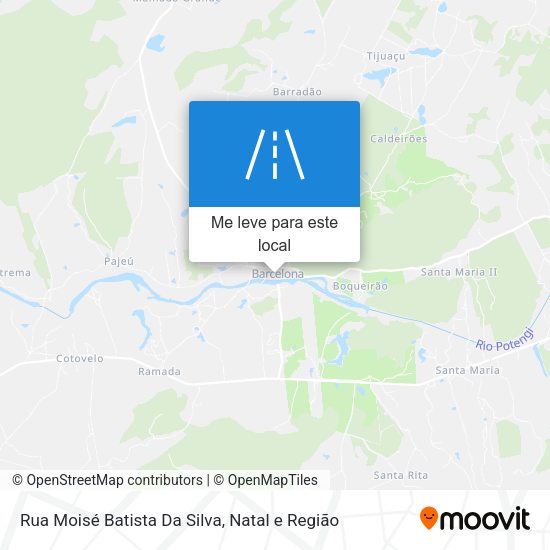 Rua Moisé Batista Da Silva mapa