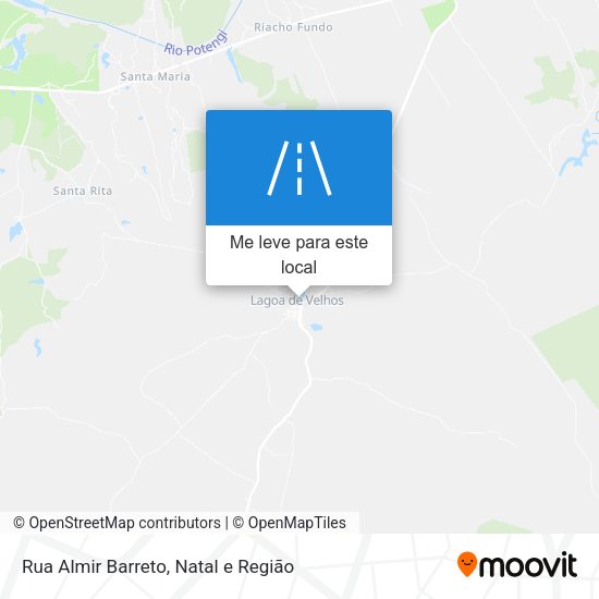 Rua Almir Barreto mapa