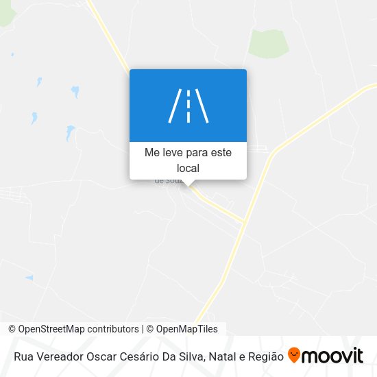 Rua Vereador Oscar Cesário Da Silva mapa