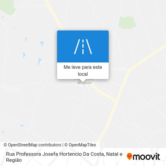 Rua Professora Josefa Hortencio Da Costa mapa