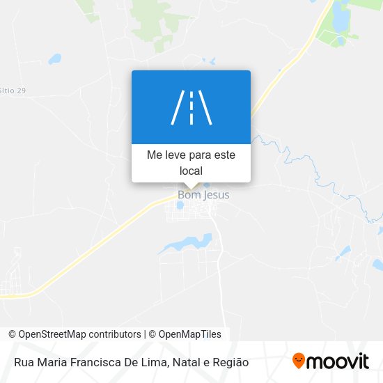 Rua Maria Francisca De Lima mapa