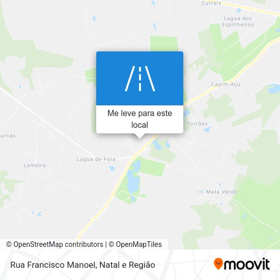 Rua Francisco Manoel mapa